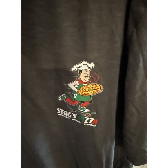 BIG & TALL Goodfellow Graphic Henley Shirt Grey XXL GUC - Picture 4 of 5